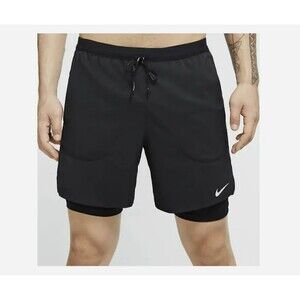 Nike Men's Standard Fit 7" Flex Stride Running Shorts Black (CJ5471-010) Large